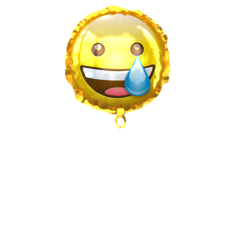 Ballon emoji souriant  3D Icon