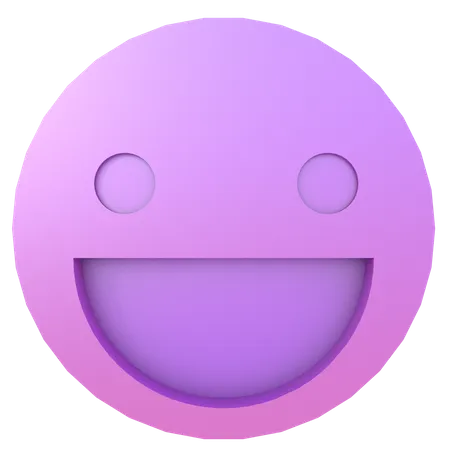 Smiley Face  3D Illustration