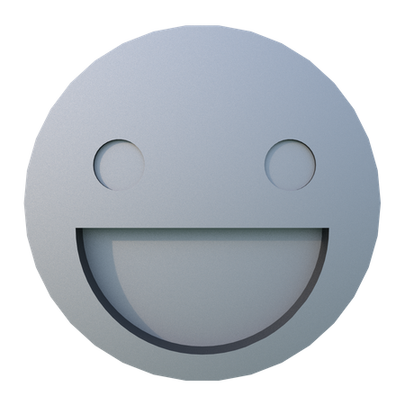 Smiley Face  3D Illustration