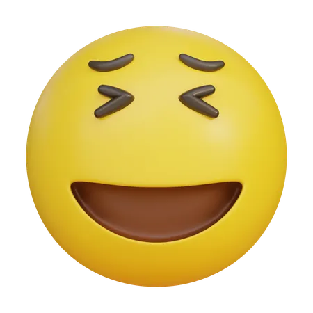 Smiley Face Emoji  3D Icon