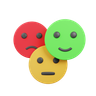 3d smiley feedback logo