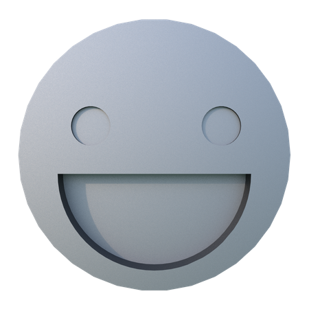 Lächelndes Gesicht  3D Illustration