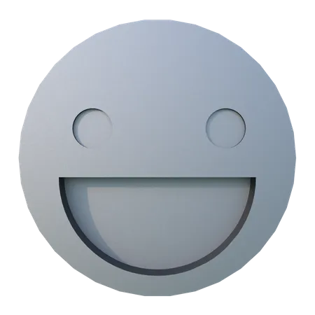 Lächelndes Gesicht  3D Illustration