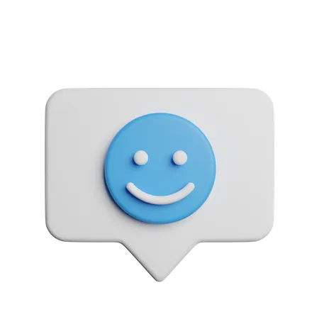 Smiley Message  3D Icon