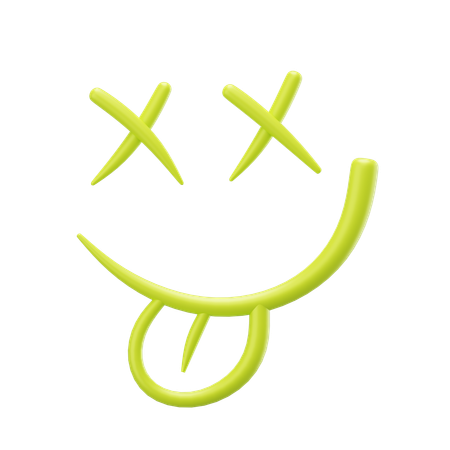 Smiley Scribble  3D Icon