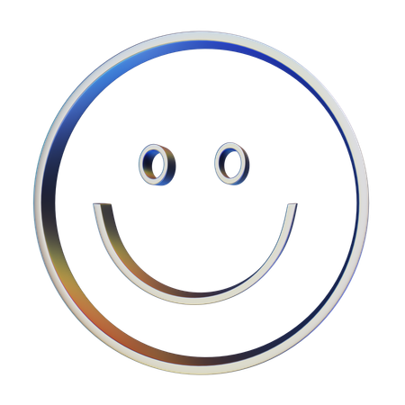 Smiley Shape  3D Icon