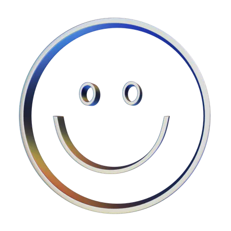 Smiley Shape  3D Icon