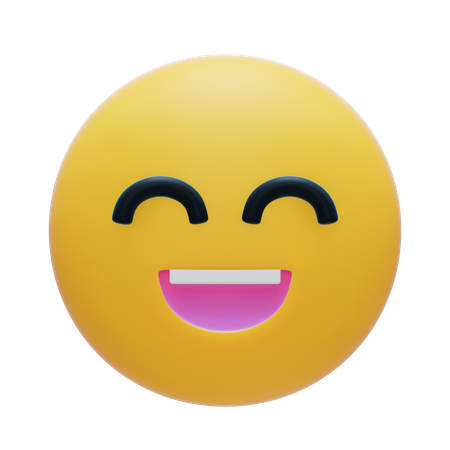 Smiling  3D Icon