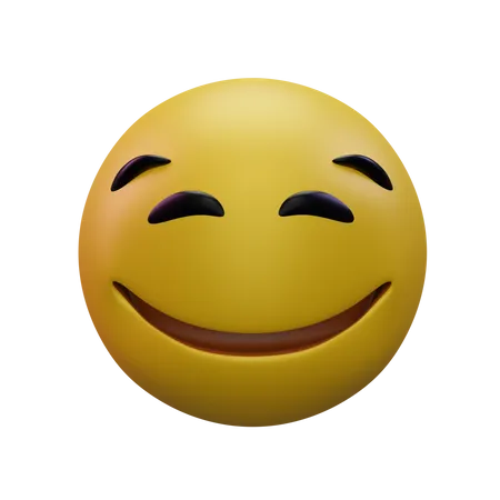 Smiling  3D Icon