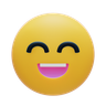 smiling 3d logo