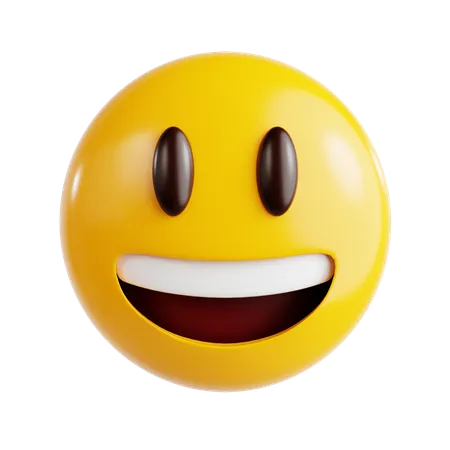Smiling Emoji  3D Icon