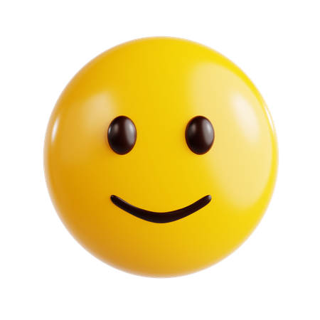 Smiling Emoji  3D Icon