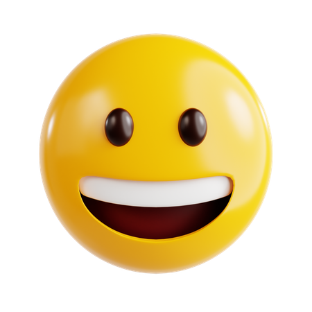 Smiling Emoji  3D Icon