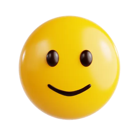 Smiling Emoji  3D Icon