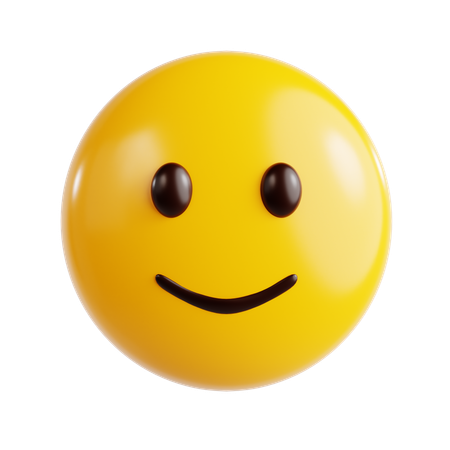 Smiling Emoji  3D Icon