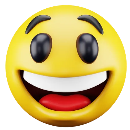 Smiling Emoji  3D Icon