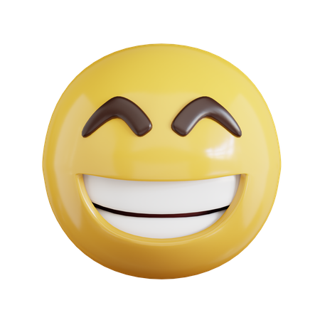 Smiling Emoji  3D Icon