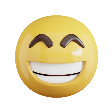 Smiling Emoji  3D Icon