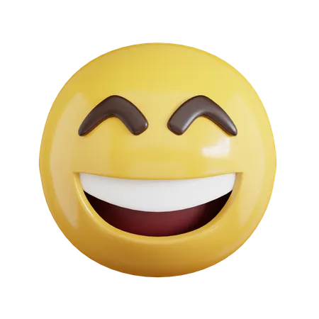 Smiling Emoji  3D Icon