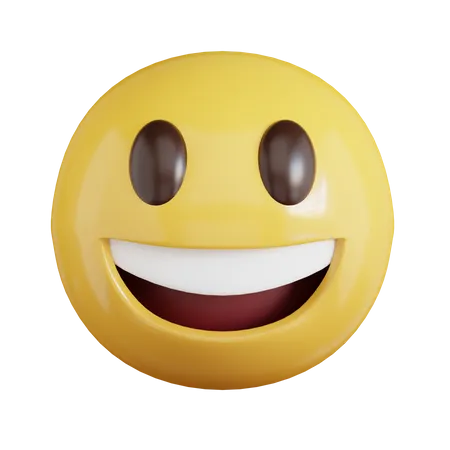 Smiling Emoji  3D Icon