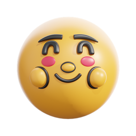 Smiling face  3D Icon