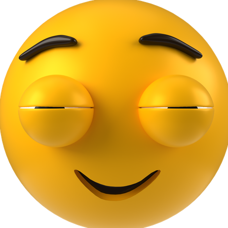 Smiling Face  3D Icon