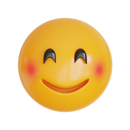 Smiling Face  3D Icon