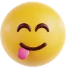 Smiling Face Licking Lips