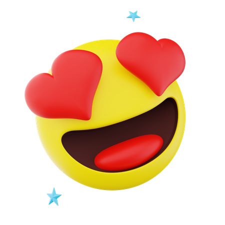 Smiling Face With Heart  3D Icon