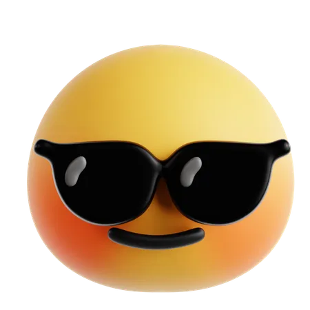 Smiling Face With Sunglasses  3D Icon