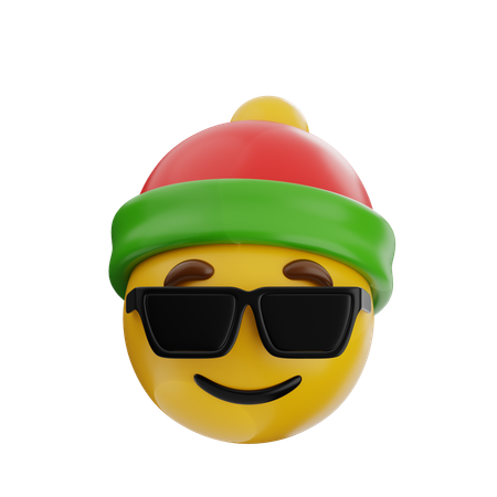 Smiling Face With Sunglasses  3D Icon