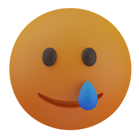 Smiling Face with Tear  3D Icon