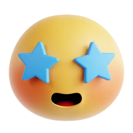 Smiling Tear Emoji  3D Icon