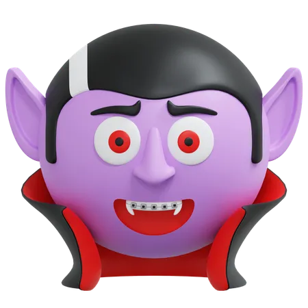 Smilling Tooth Brace Vampire  3D Icon