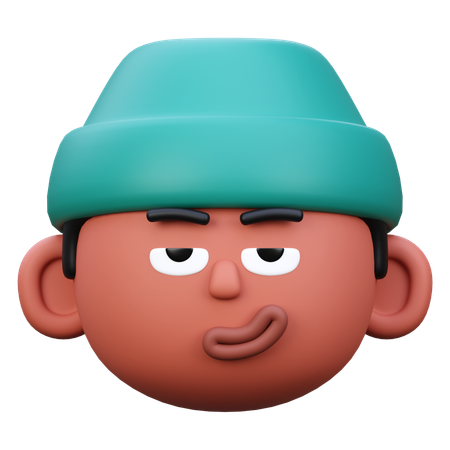 Smirk  3D Icon