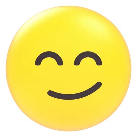 Smirk Emoji  3D Icon