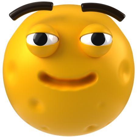 Smirking Emoji  3D Icon