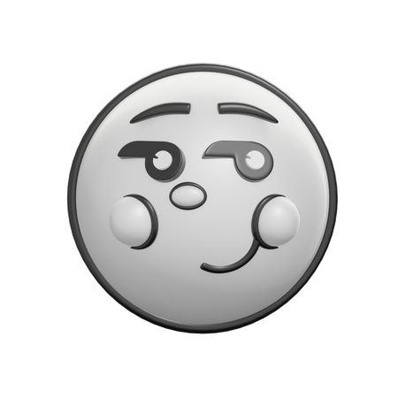 Smirking Face  3D Icon