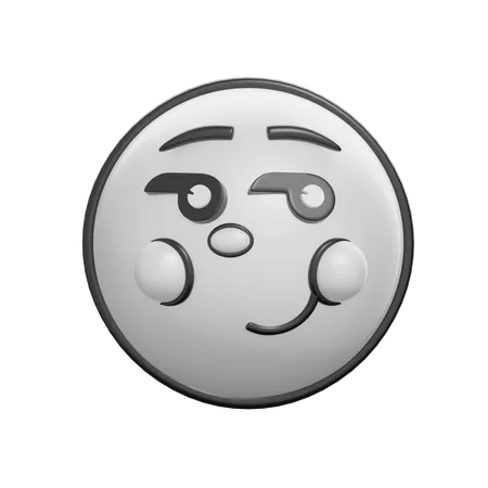 Smirking Face  3D Icon