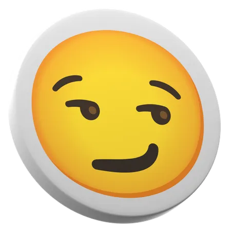 Smirking Face  3D Icon