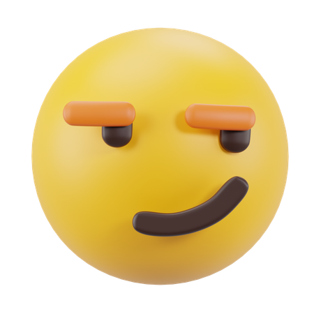 Smirking Face  3D Icon