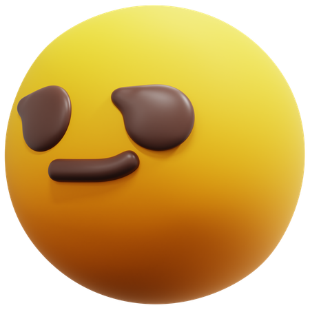 Smirking Face Emoji  3D Icon