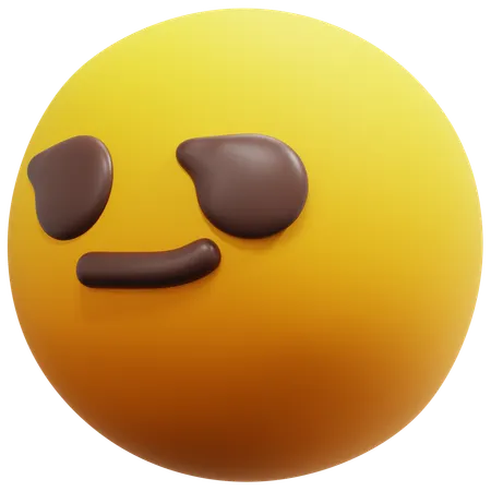 Smirking Face Emoji  3D Icon