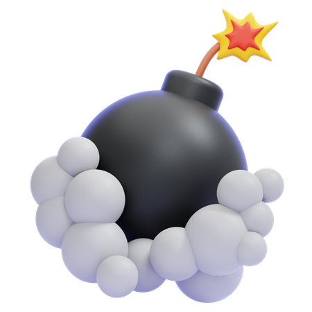 Smoke Bomb  3D Icon