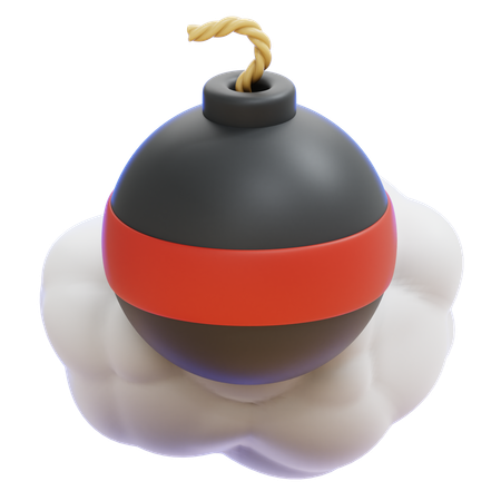 SMOKE BOMB  3D Icon