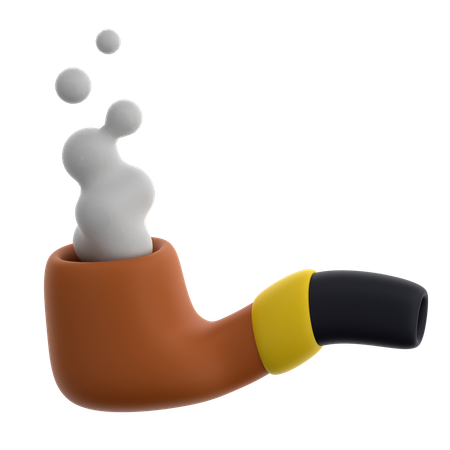 Smoke Pipe  3D Icon