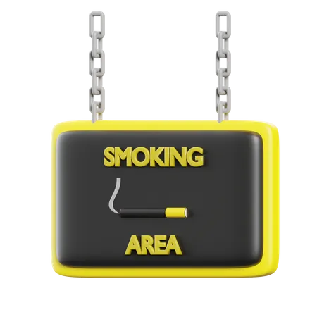 Smoking Area  3D Icon