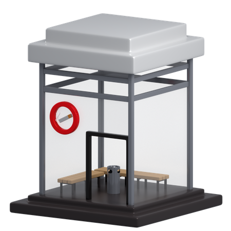 Smoking Area  3D Icon