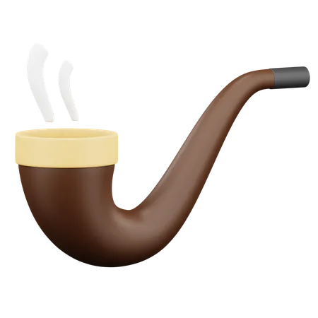 Smoking Pipe 3 D Icon Illustration 3D Icon