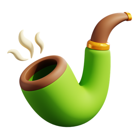 Smoking Pipe  3D Icon